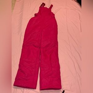 Pink snow pants size 14/16